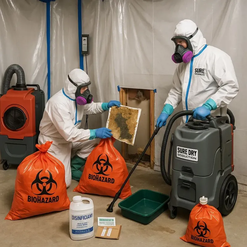 Contaminated Water Handling Protocols process in Wauregan, CT