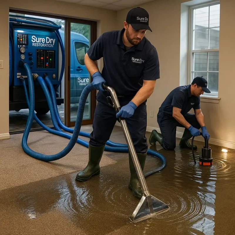 Water Extraction and Removal process in Wauregan, CT